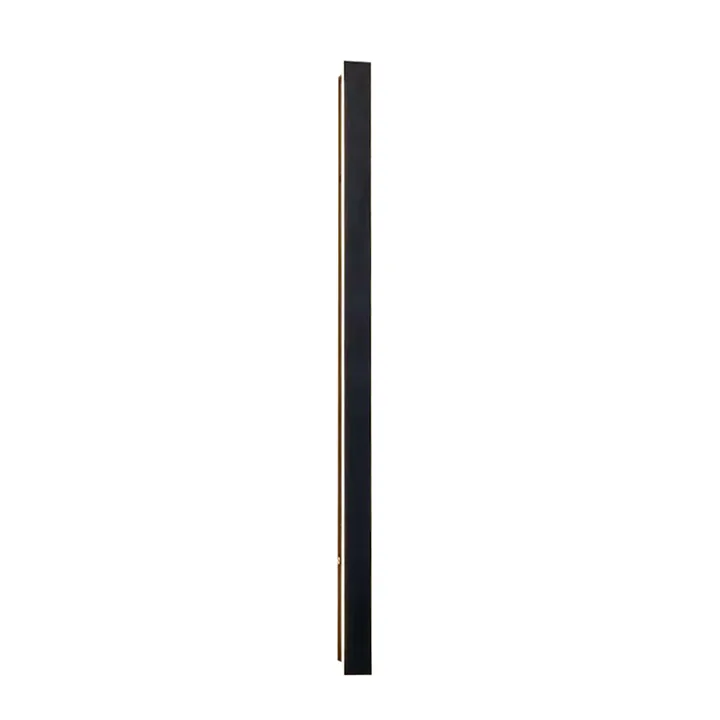 1m Black Linear Wall Light, 24W